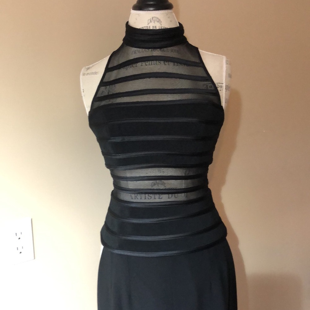 Two Piece Dress Pantsuit, Black (size 6) - Picture 8 of 17